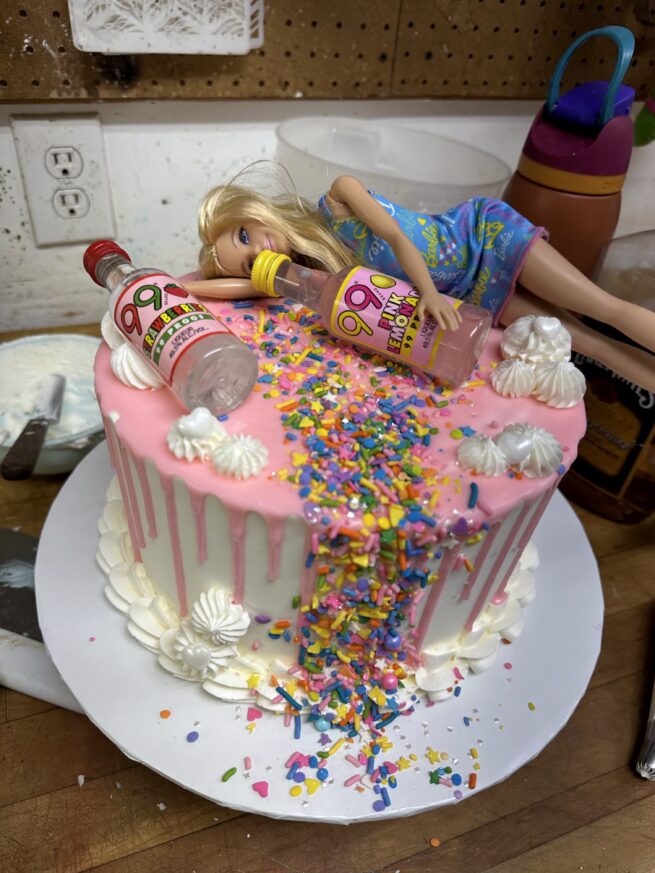 Party Barbie Cake