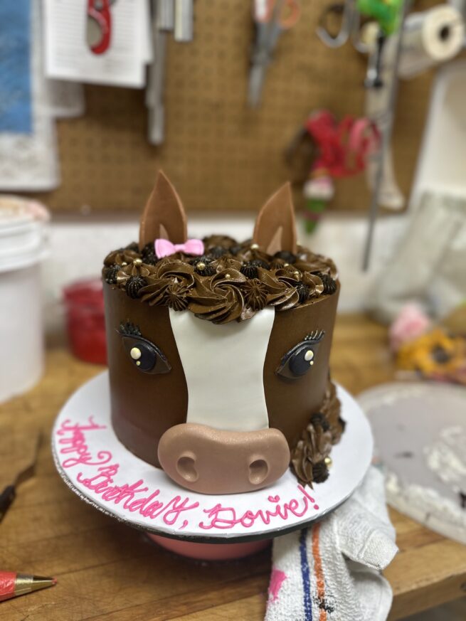 Horse Head Cake