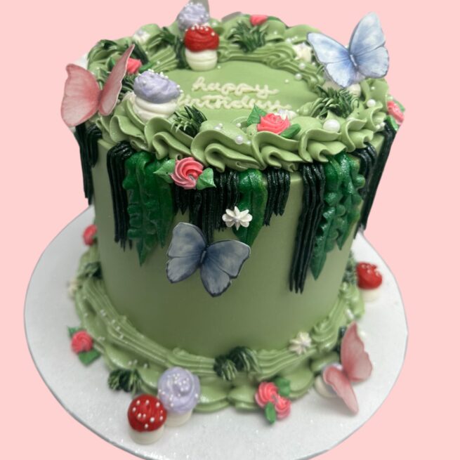 Fairy Butterfly Toadstool Cake Class