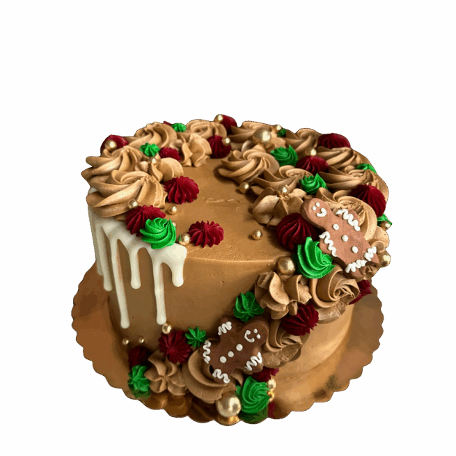The Gingerbread Drip Cake Decorating Class