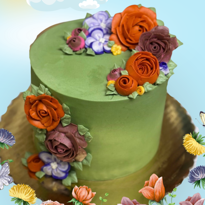 *MASTERCLASS* Floral Nail How To Cake Decorating Class
