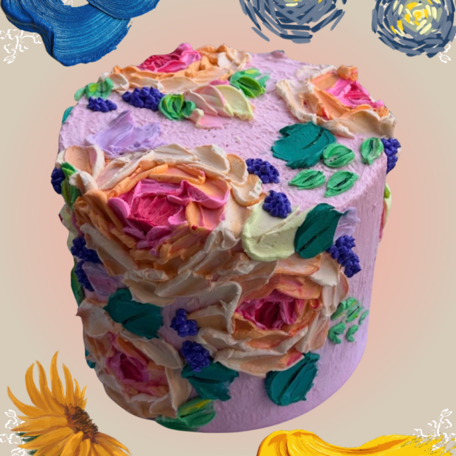 Floral Impressionism Cake Decorating Class