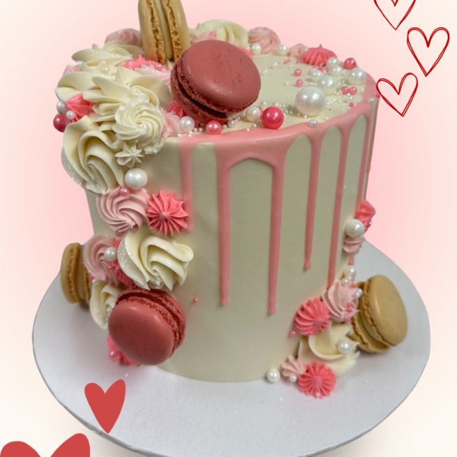 Macaron Drip Cake Decorating Class
